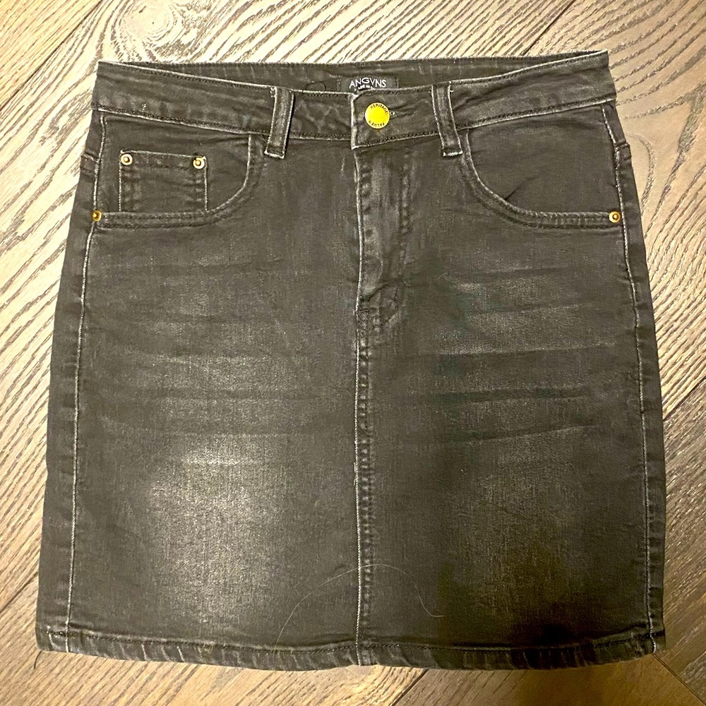 Denim Mini Skirt